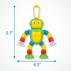 Colorful Robot Suction Cup Toy Favor