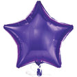 Purple Star Foil Balloon - 18"