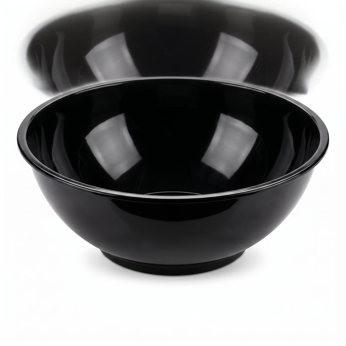 10 Qt Black Plastic Catering Bowl