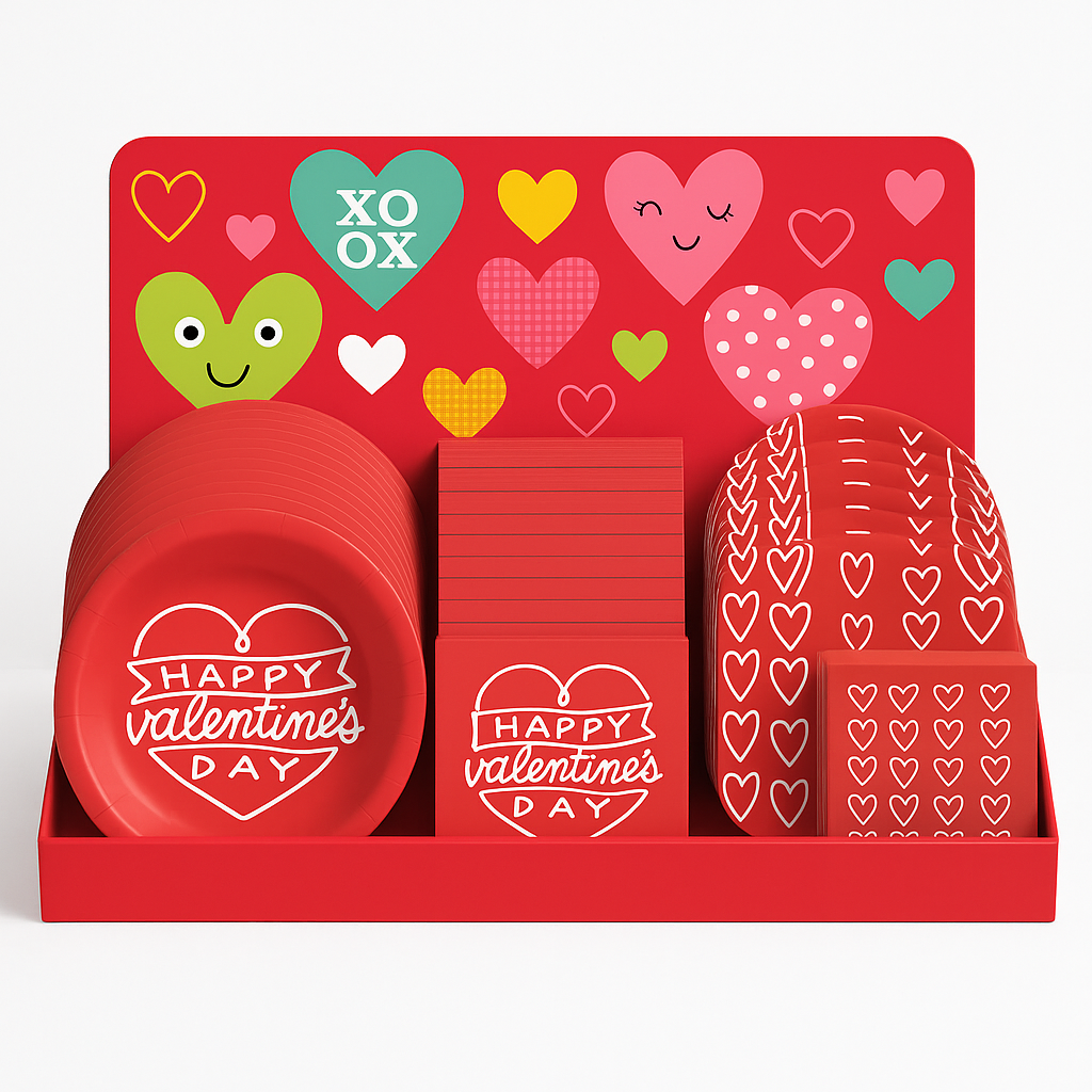 Valentine's Day Heartfelt Party Tableware Set