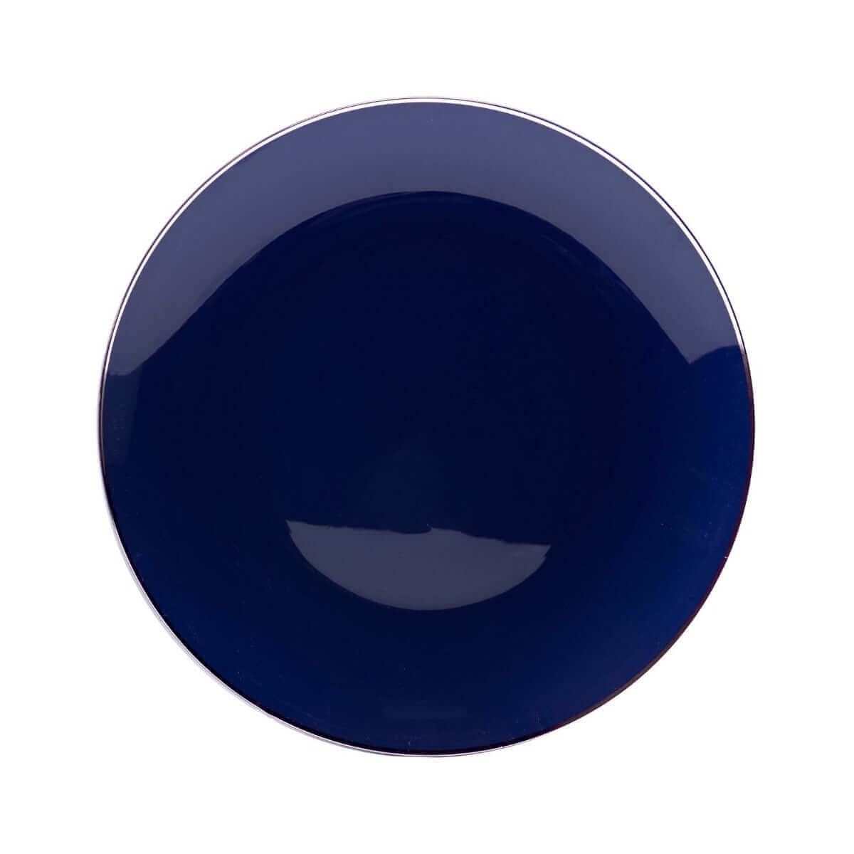 10 In. Navy Classic Design Plates | 10 Count