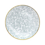 10 In. Roses Design Plastic Plates | 10 Count