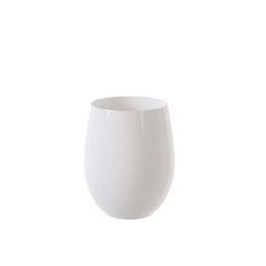 12 Oz. White Stemless Wine Glasses | 6 Count