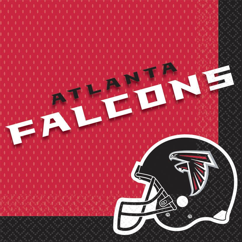 Atlanta Falcons NFL Lunch Napkins - 6.5 In. x 6.5 In.