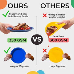 9 in. Dark Blue Plastic Plates | 50 Count