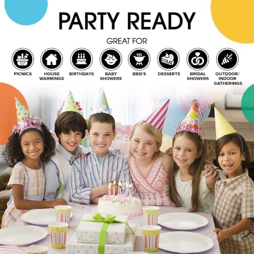 10 in. Ivory Plastic Plates | 50 Count