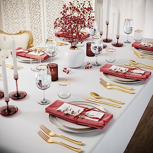 Exquisite Gold Classic Cutlery Combo | 120 Knives,120 Spoons, 240 Forks