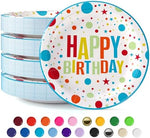 7 in. Birthday Print Paper Plates | 50 Ct.