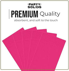 Cerise Guest Towel Napkins | 8 in. x 4 in. | 40 Ct.