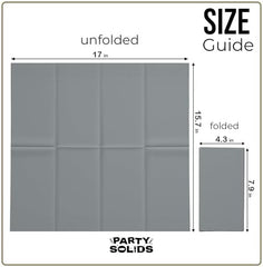 Silver Guest Towel Napkins