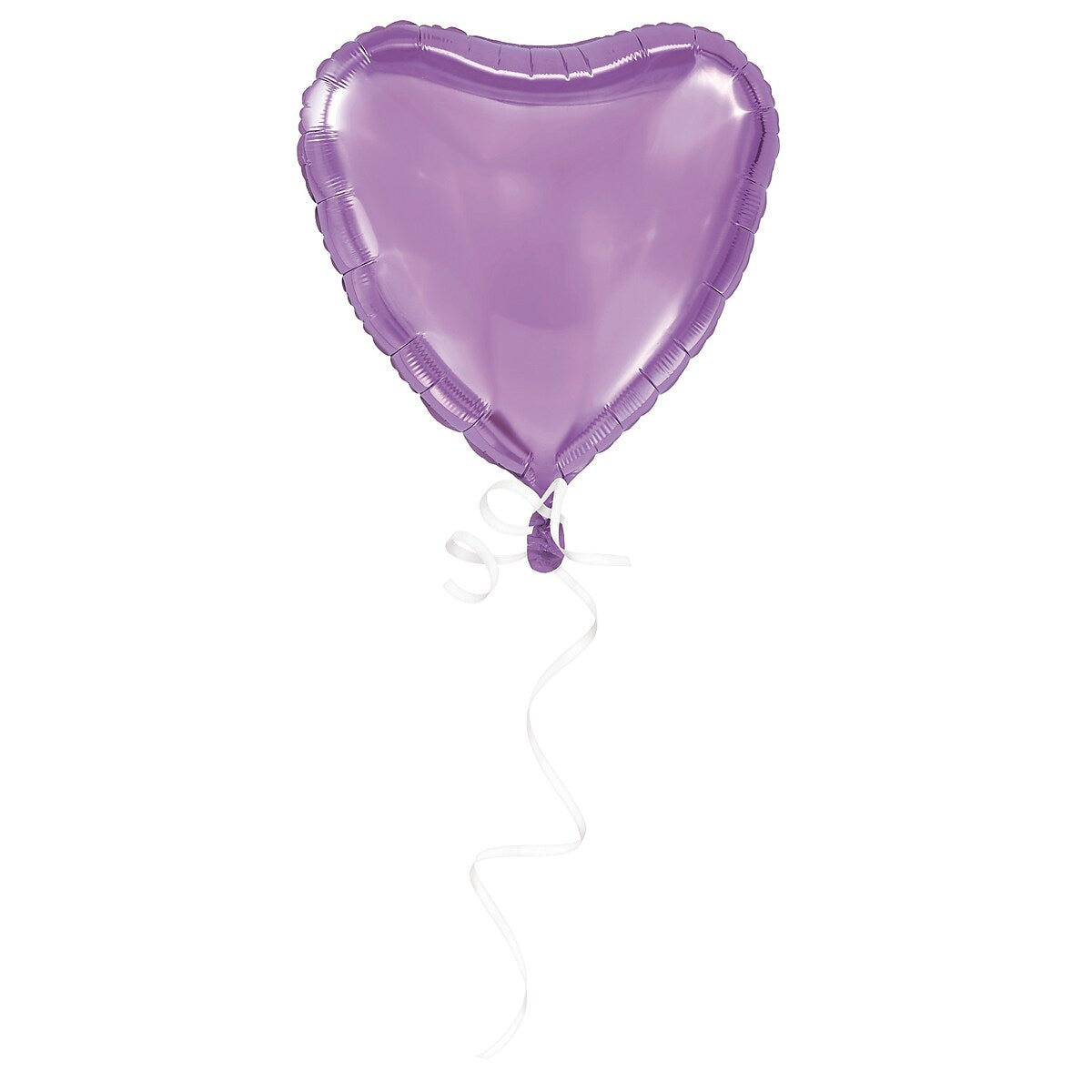 18 inch Lavender heart foil balloon
