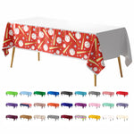 Baseball Print Plastic Table Cover | 54 in. x 90 in.