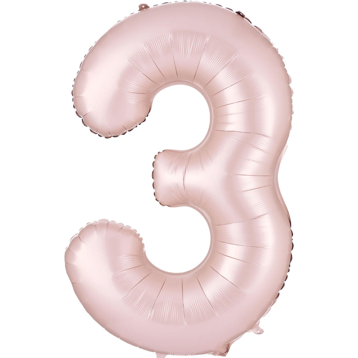 Blush Pink Number "3" Foil Balloon | 34"