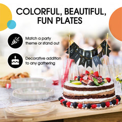 7 in. Clear Plastic Plates | 20 Ct.