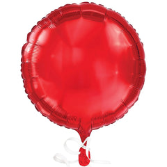 18 inch Red round foil balloon