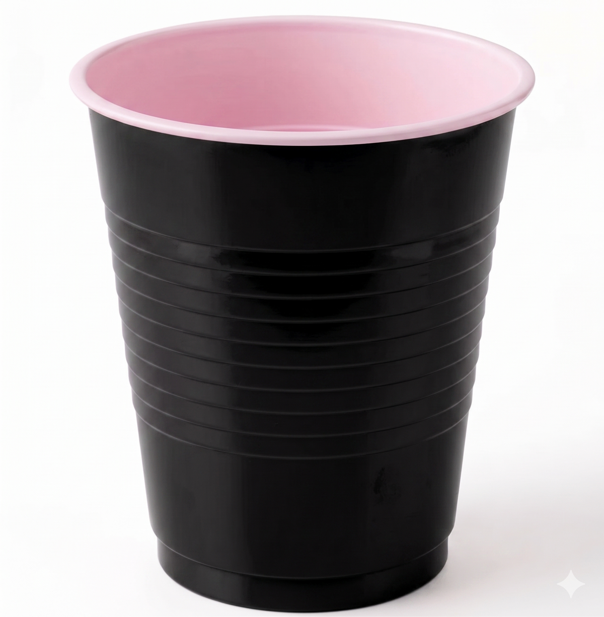 Jet Black 18oz Plastic Party Cups