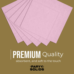 Pink Dinner Napkins | 8 in. x 8 in. | 50 Ct.