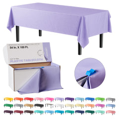 54 in. x 100 Ft. Cut To Size Table Roll  | Lavender | Case of 6