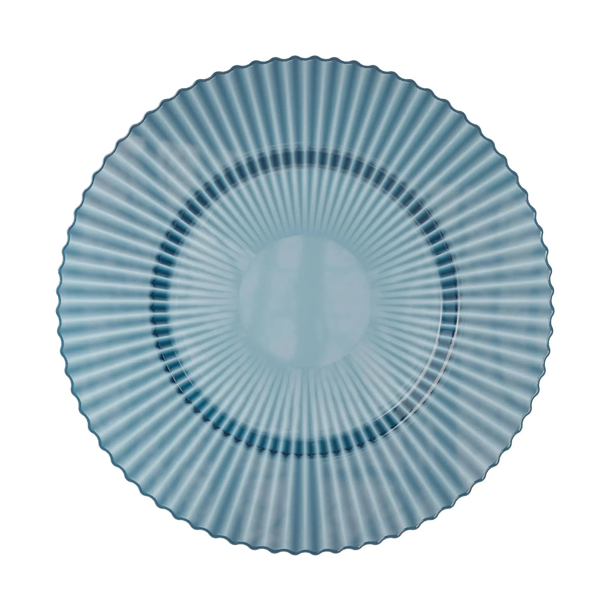 11 In. Sapphire Gemstone Plastic Plates | 120 Count