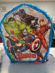 Marvel Superheroes Flat Drum Piñata