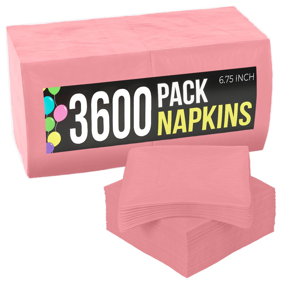 Pink Luncheon Napkins | Case of 3600