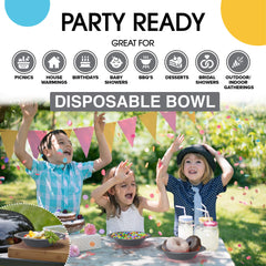 12 Oz. Silver Plastic Bowls | 8 Count