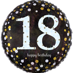 Sparkling 18th Birthday Foil Balloon | 18"