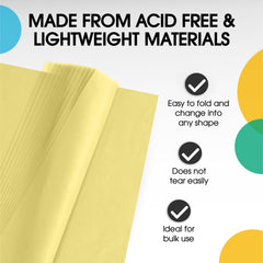 Ivory Tissue Paper 20 in. x 30 in. | 480 Sheets