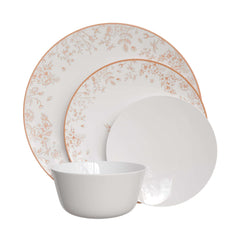 8 In. Toile Design Plastic Plates | 10 Count