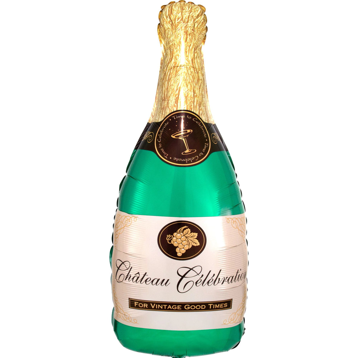 Super Shape Champagne Bottle Foil Balloon