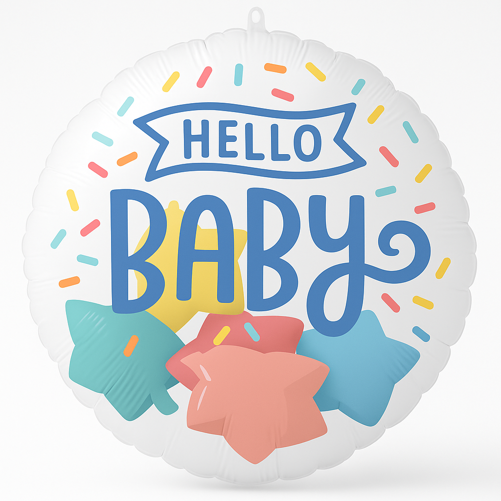Sweet Baby Icons Foil Balloon
