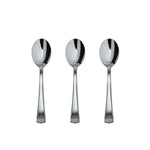 Exquisite Classic Silver Plastic Tea Spoons | 20 Count