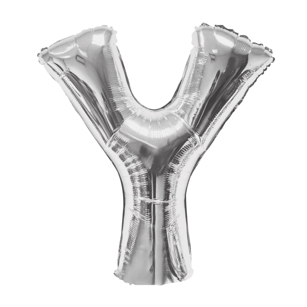 34 In. Silver Letter Y Balloon