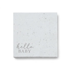 Ginger Ray "Hello Baby" Printed Luncheon Napkins - 6.5 In. x 6.5 In.