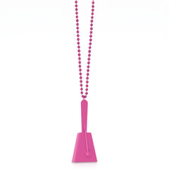 Bright Pink Clacker Necklace - Team Spirit Noisemaker