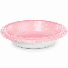 Elegant Rose Pink 20 oz. Paper Bowls