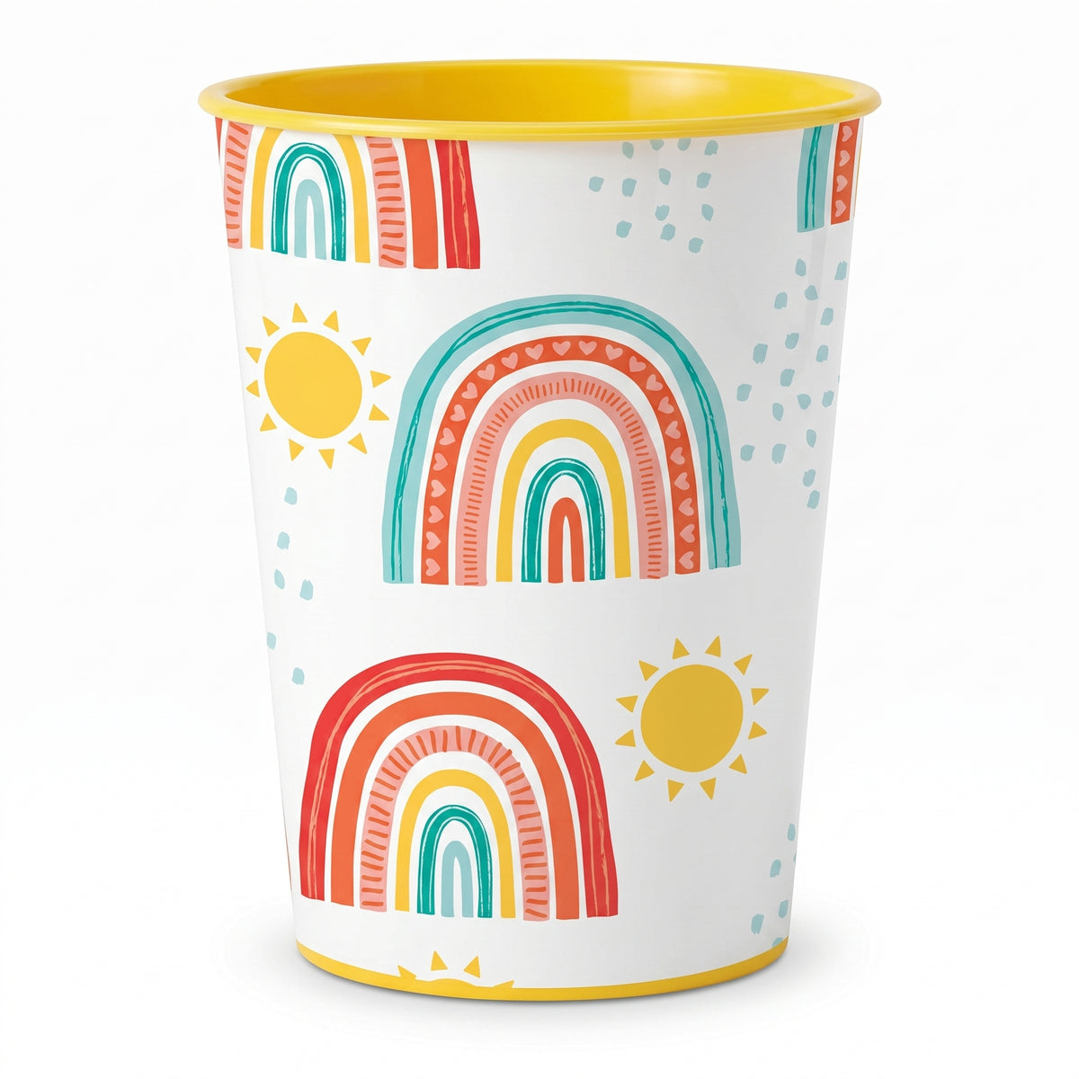 Retro Rainbow Reusable Favor Cup - 16 oz