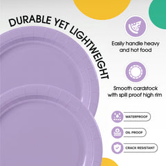 7 in. Lavender Paper Plates | 50 Ct.