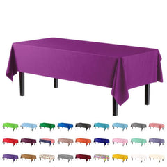 Premium Magenta Plastic Table Cover
