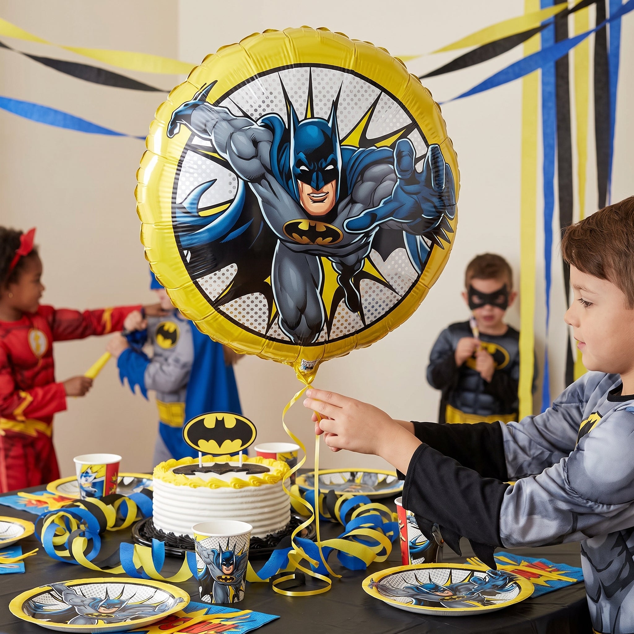 18" Batman Foil Balloon - Superhero Birthday Party Decoration