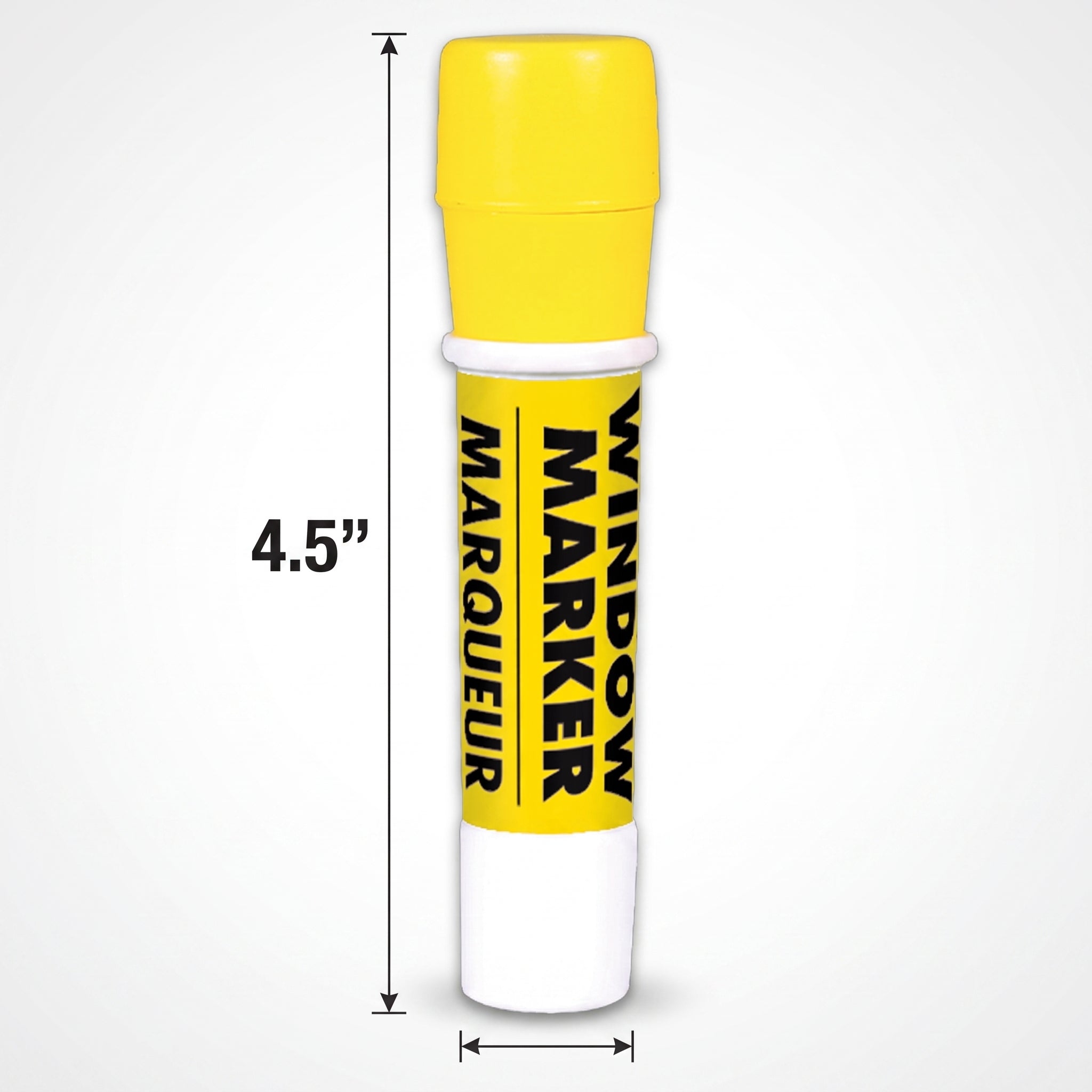 Yellow Window Marker - Washable & Non-Toxic for Team Spirit
