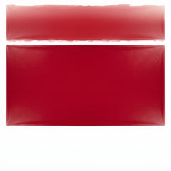 Apple Red Plastic Table Cover - 54" x 108"