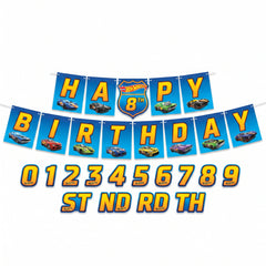 Hot Wheels Customizable "Happy Birthday" Banner - 10.5 ft