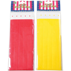 Adhesive Event Bands/Red/100 Per Pkg - 100 Count