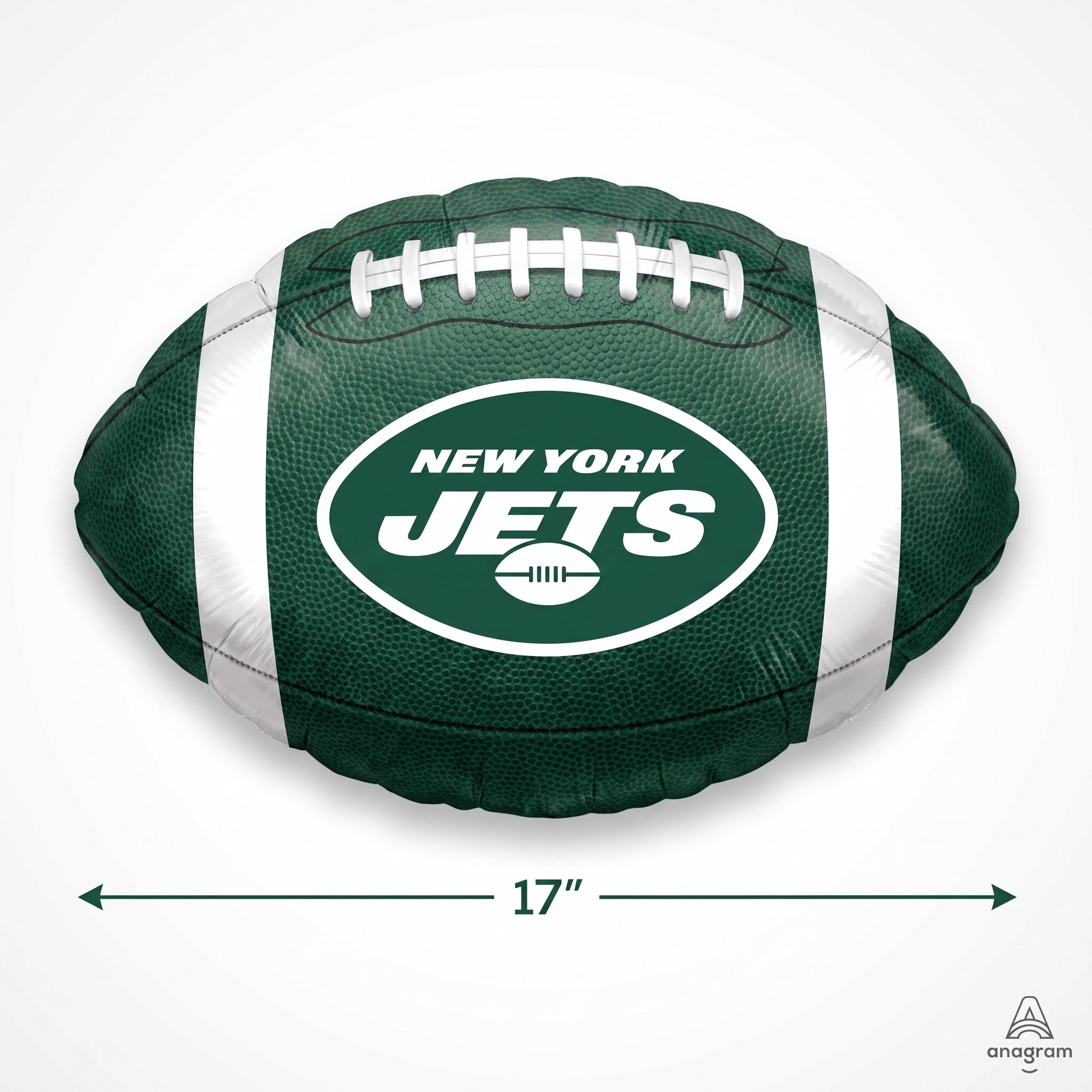 New York Jets Football-Shaped 18" Mylar Balloon