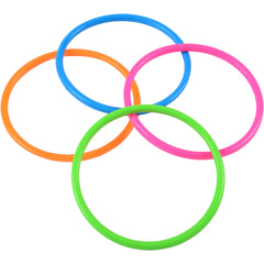 Neon Carnival Rings/5.25 Inch - 12 Count