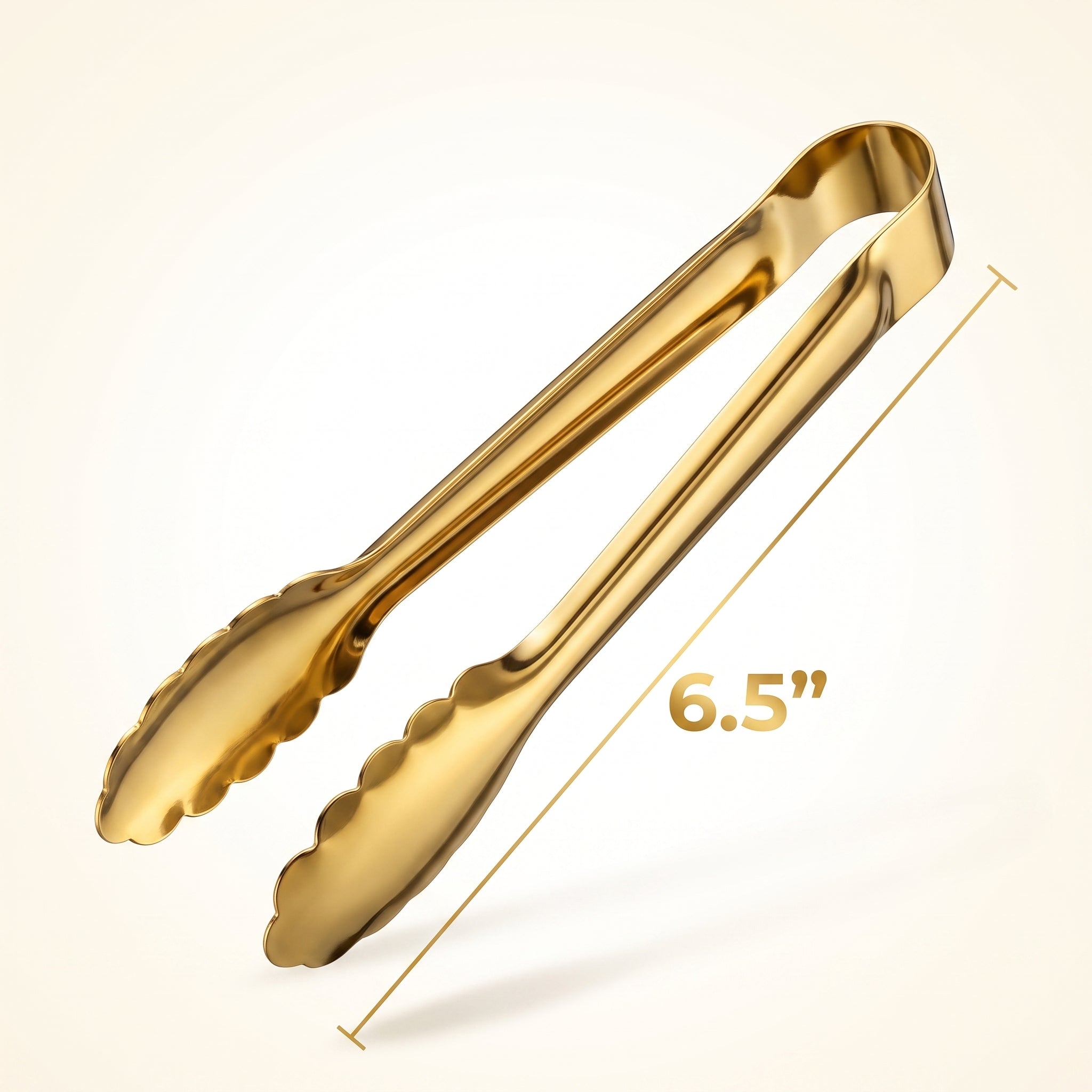 Gold Mini Metallic Tongs for Candy and Buffet