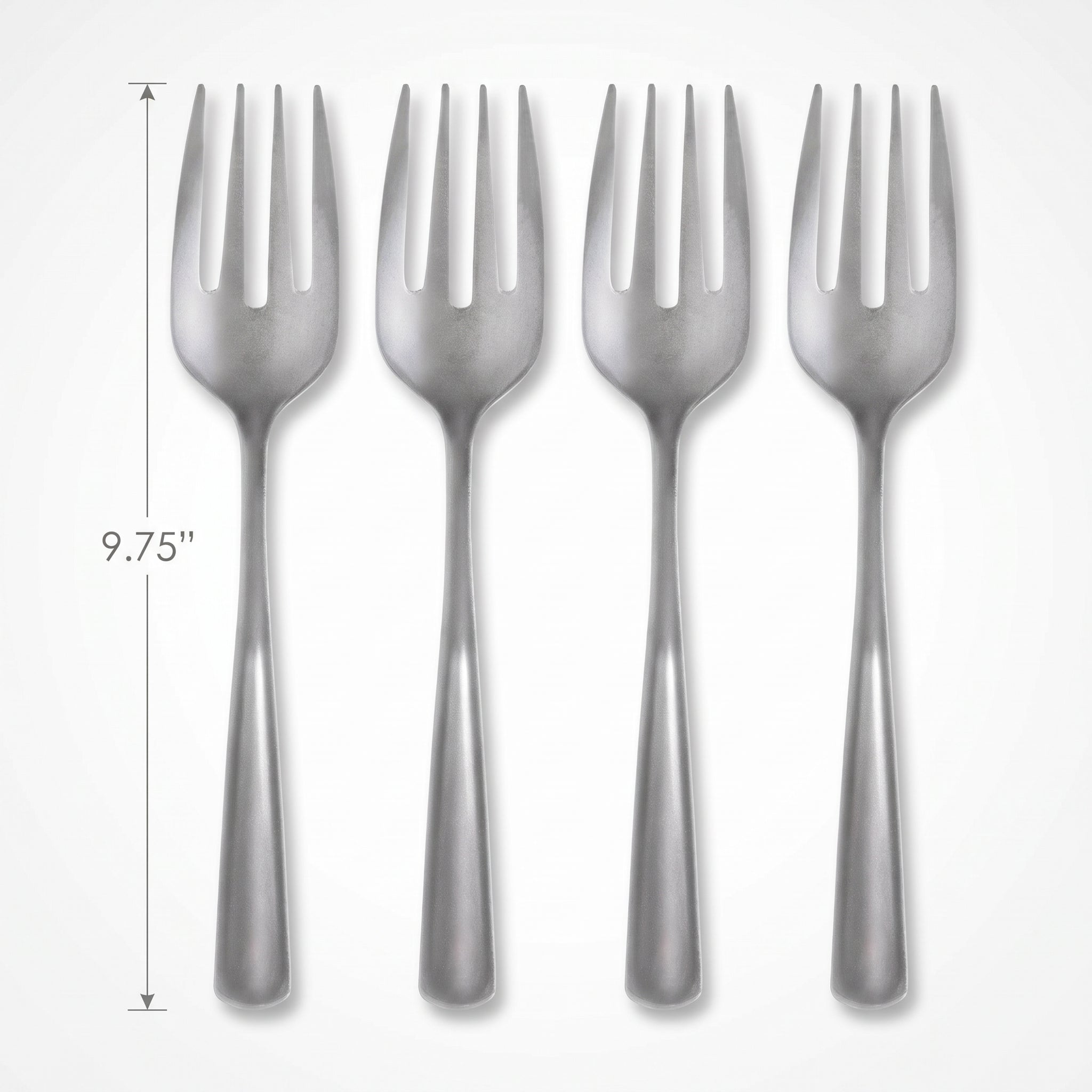 Gold Plastic Serving Forks - 9.75" (Pack)