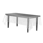 Clear Plastic Table Cover - 54 In. x 108 In.