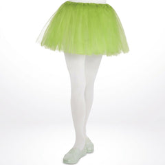 Kids' Kiwi Neon Tutu Skirt - Shimmering Tulle Costume Accessory